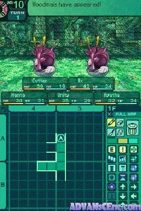 Etrian Odyssey II - Heroes of Lagaard (USA) screen shot game playing